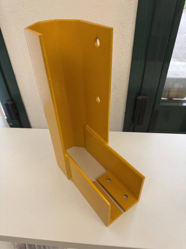 Protezione montante scaffalatura zincata